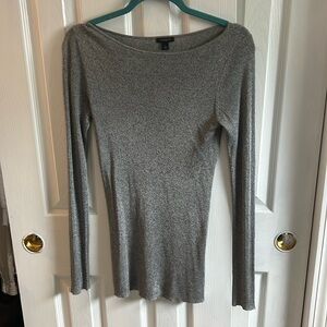 Ann Taylor Silver tunic